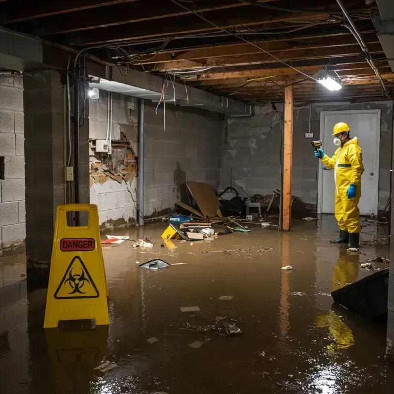 Flooded Basement Electrical Hazard in South Sioux City, NE Property